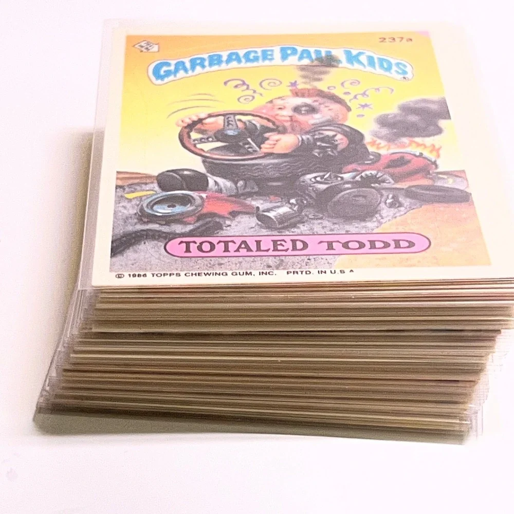 Topps Garbage Pail Kids 50 Lot Vintage 1980s Sticker Trading Cards Mixed Series - Picture 11 of 11